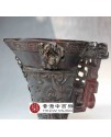 精雕瑞獸牛角杯